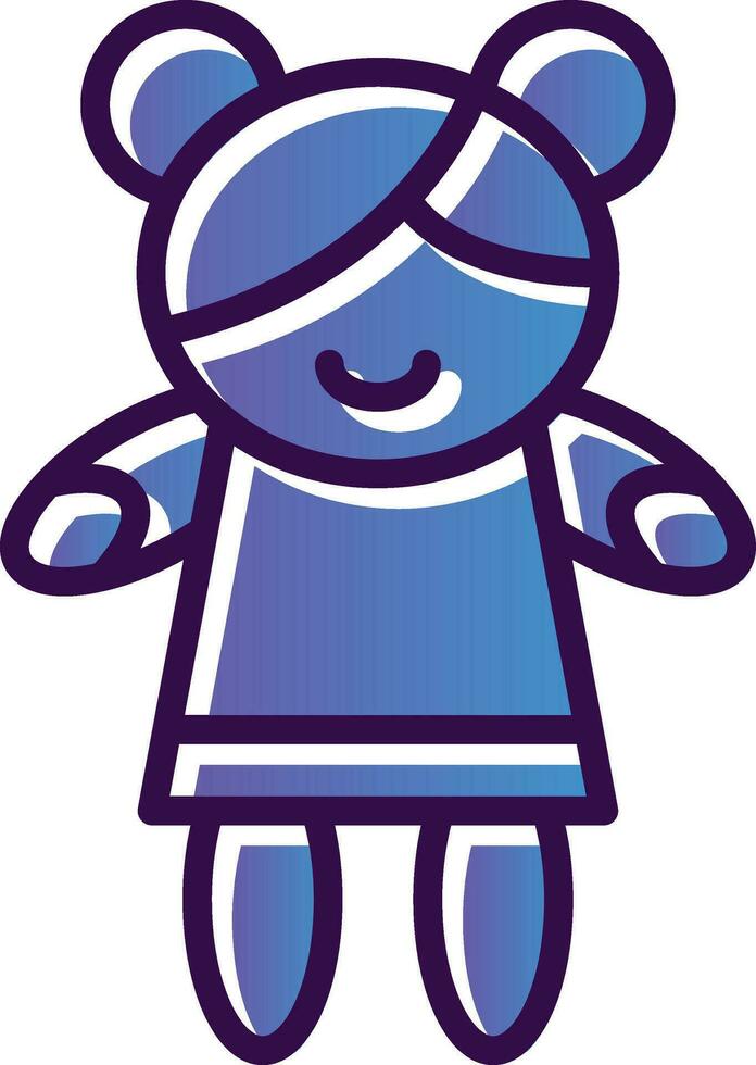 Girl Vector Icon Design
