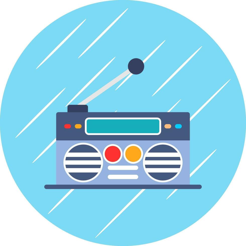 diseño de icono de vector de radio