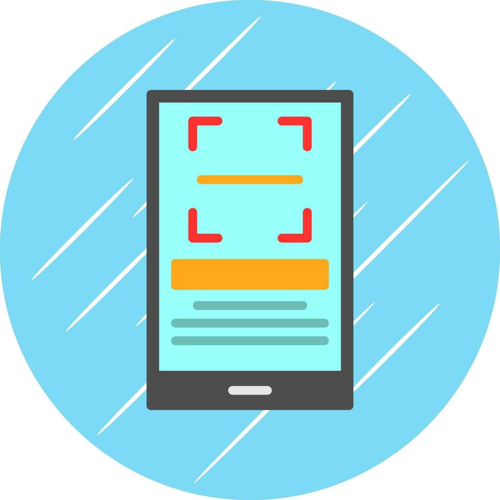Qr Scan Vector Icon Design