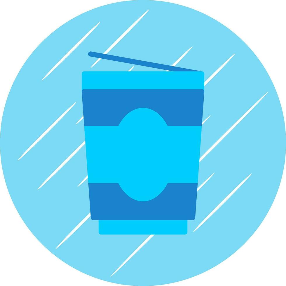 Yogurt Vector Icon Design