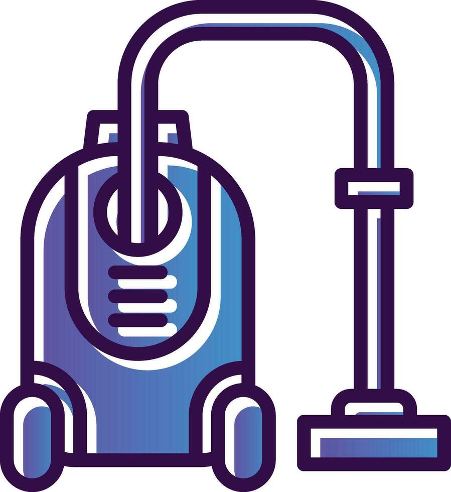 Vacuum Cleaner Vector Icon Design