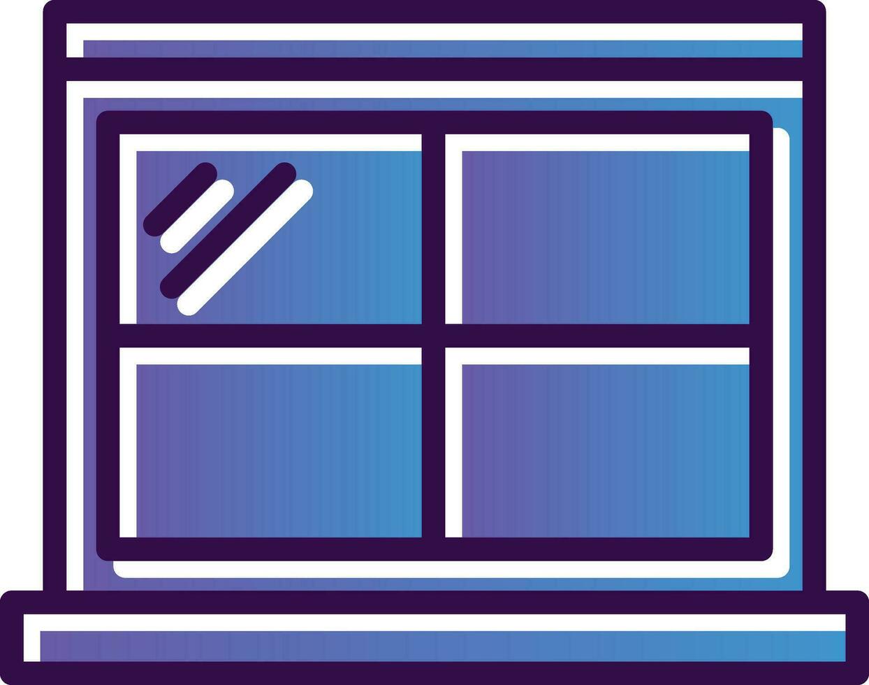 Window Vector Icon Design