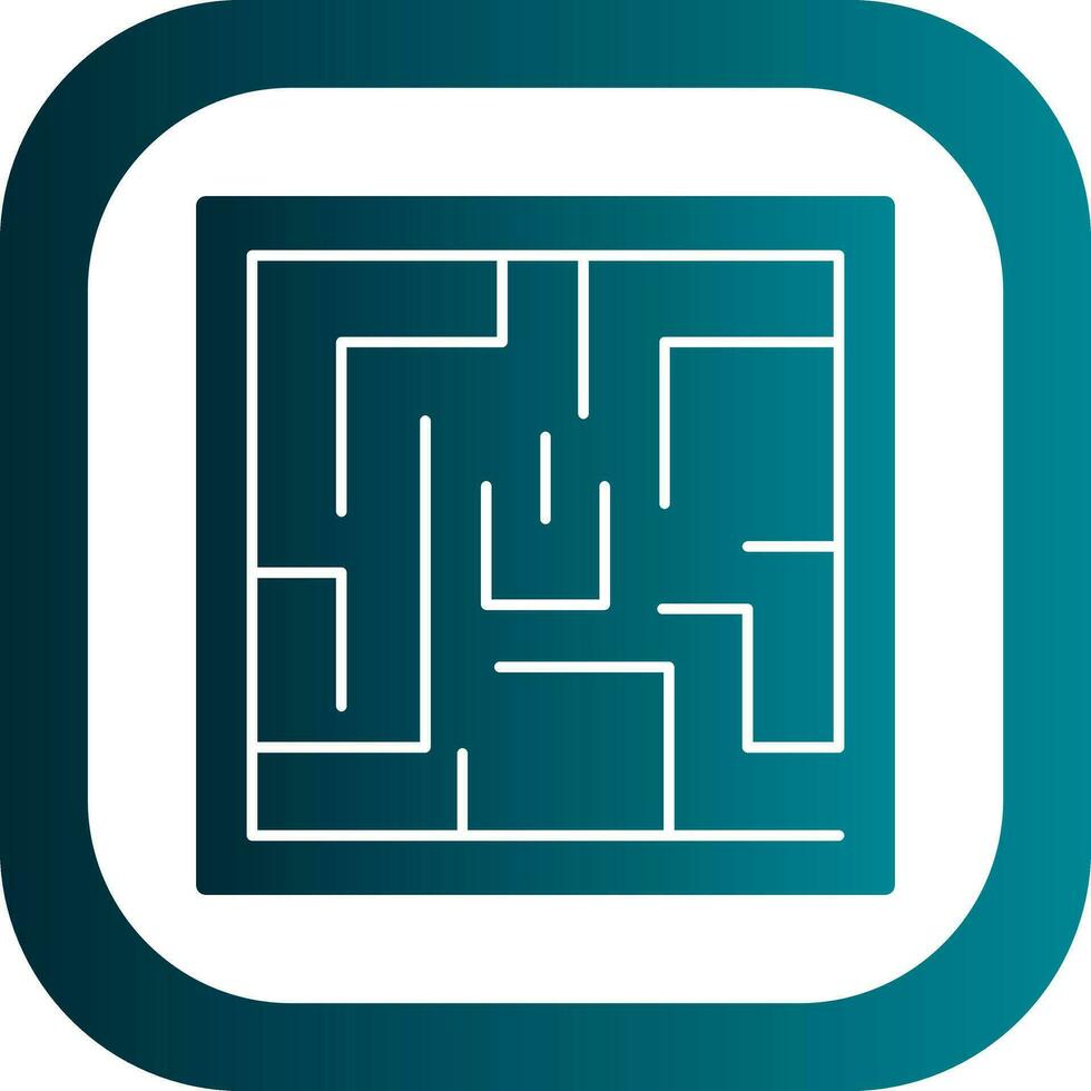 Labyrinth Vector Icon Design