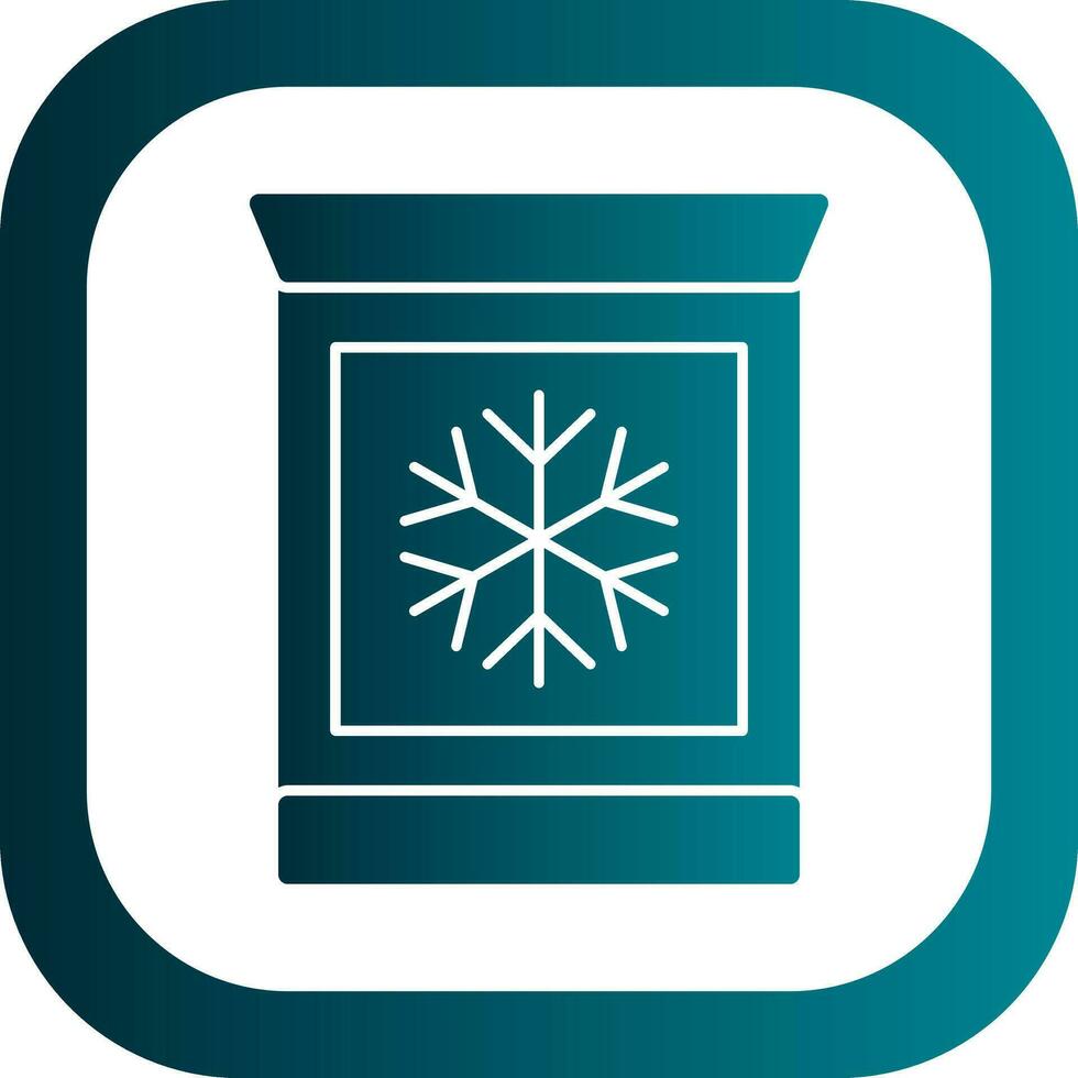 Frozen Goods Vector Icon Design