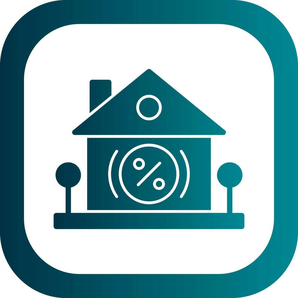 House Loan Vector Icon Design