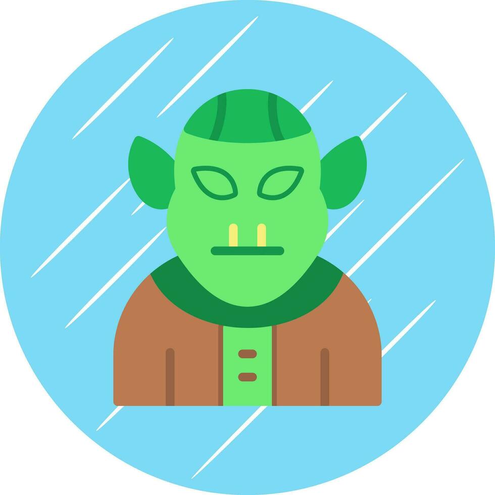 Troll vector icono diseño