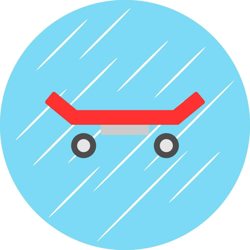 Skateboard Vector Icon Design