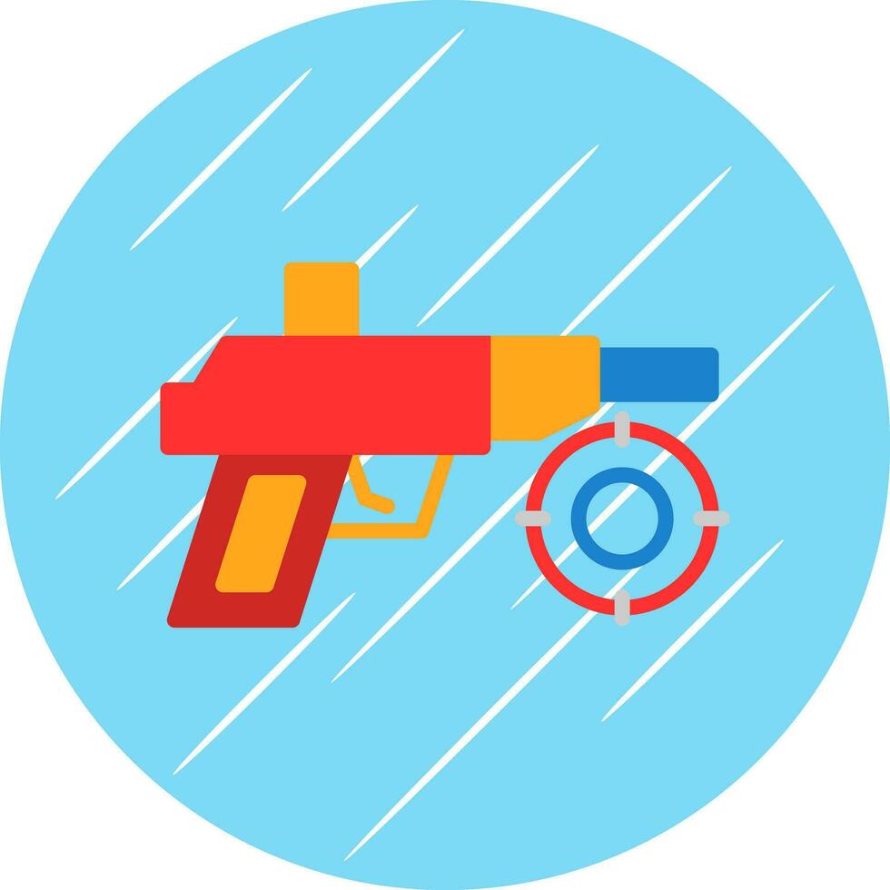 Laser Gun Vector Icon Design