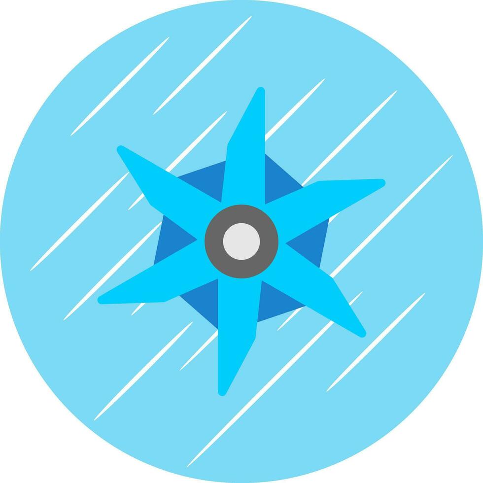Pinwheel Vector Icon Design