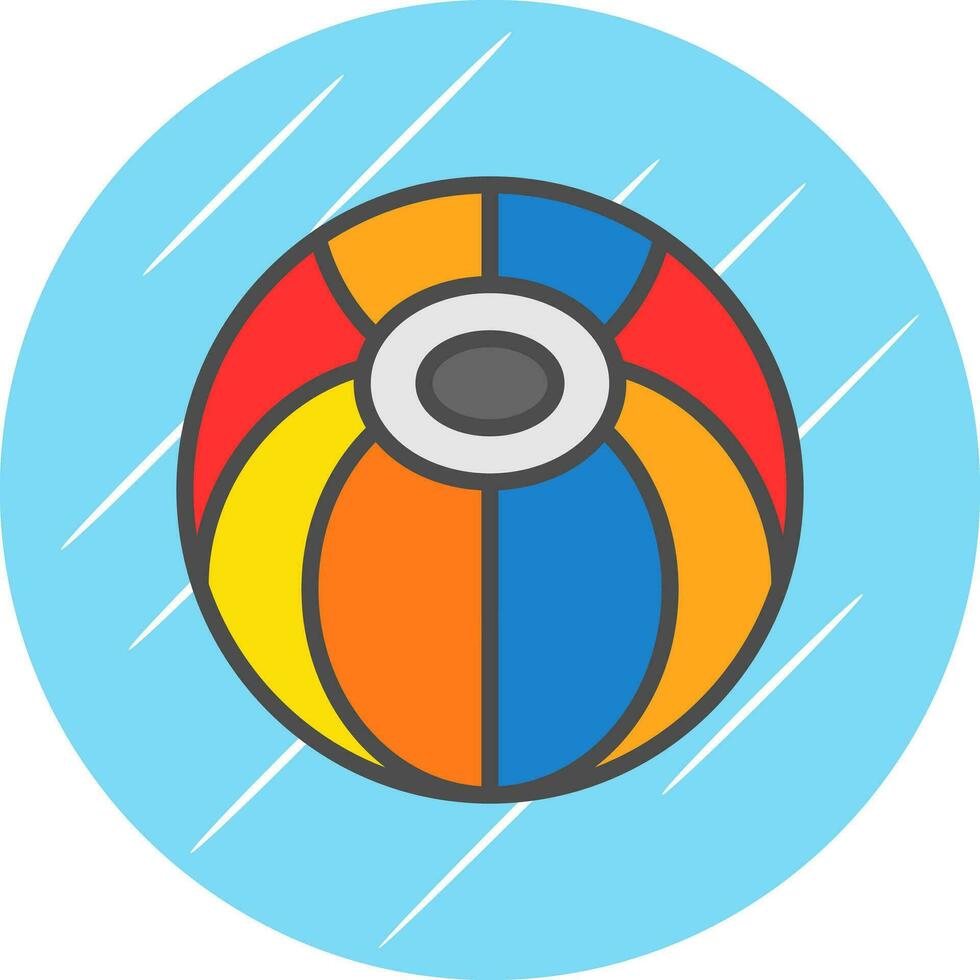 diseño de icono de vector de bola