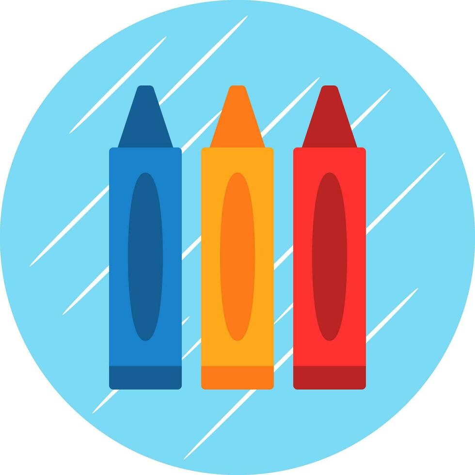 Crayons Vector Icon Design