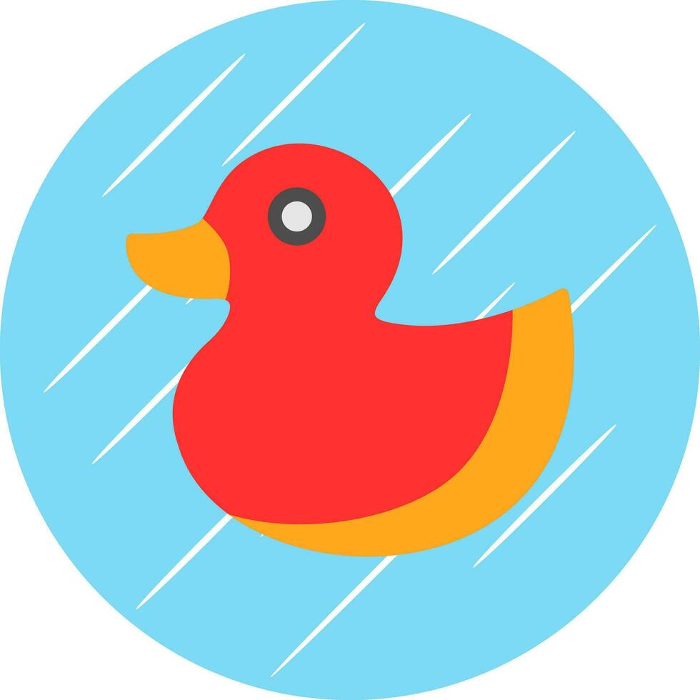 Rubber Duck Vector Icon Design