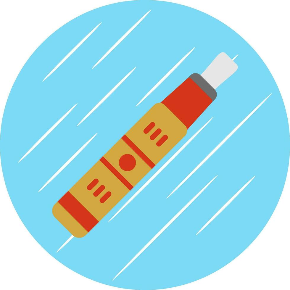 Electronic Cigarette Vector Icon Design