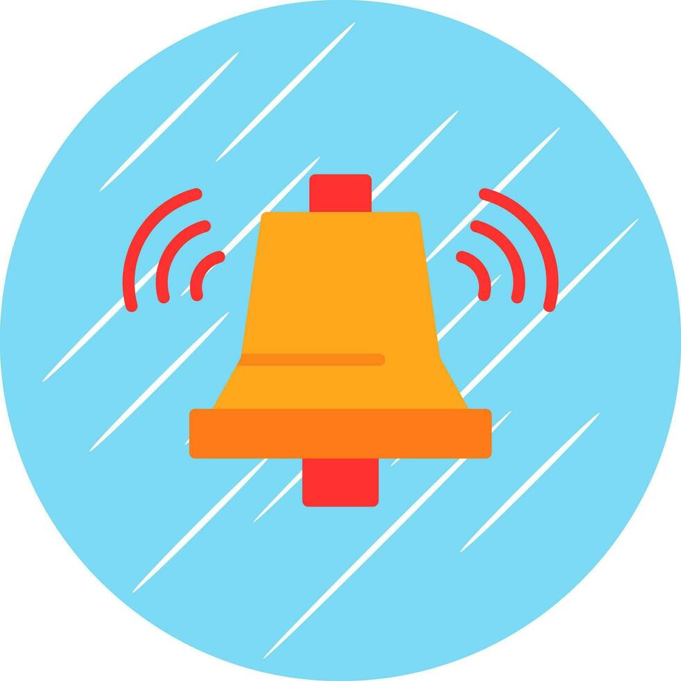 diseño de icono de vector de campana de anillo