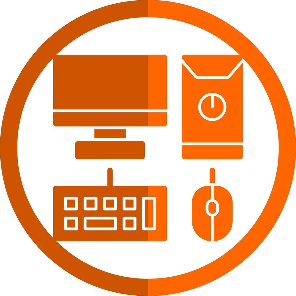 Computer Vector Icon Design