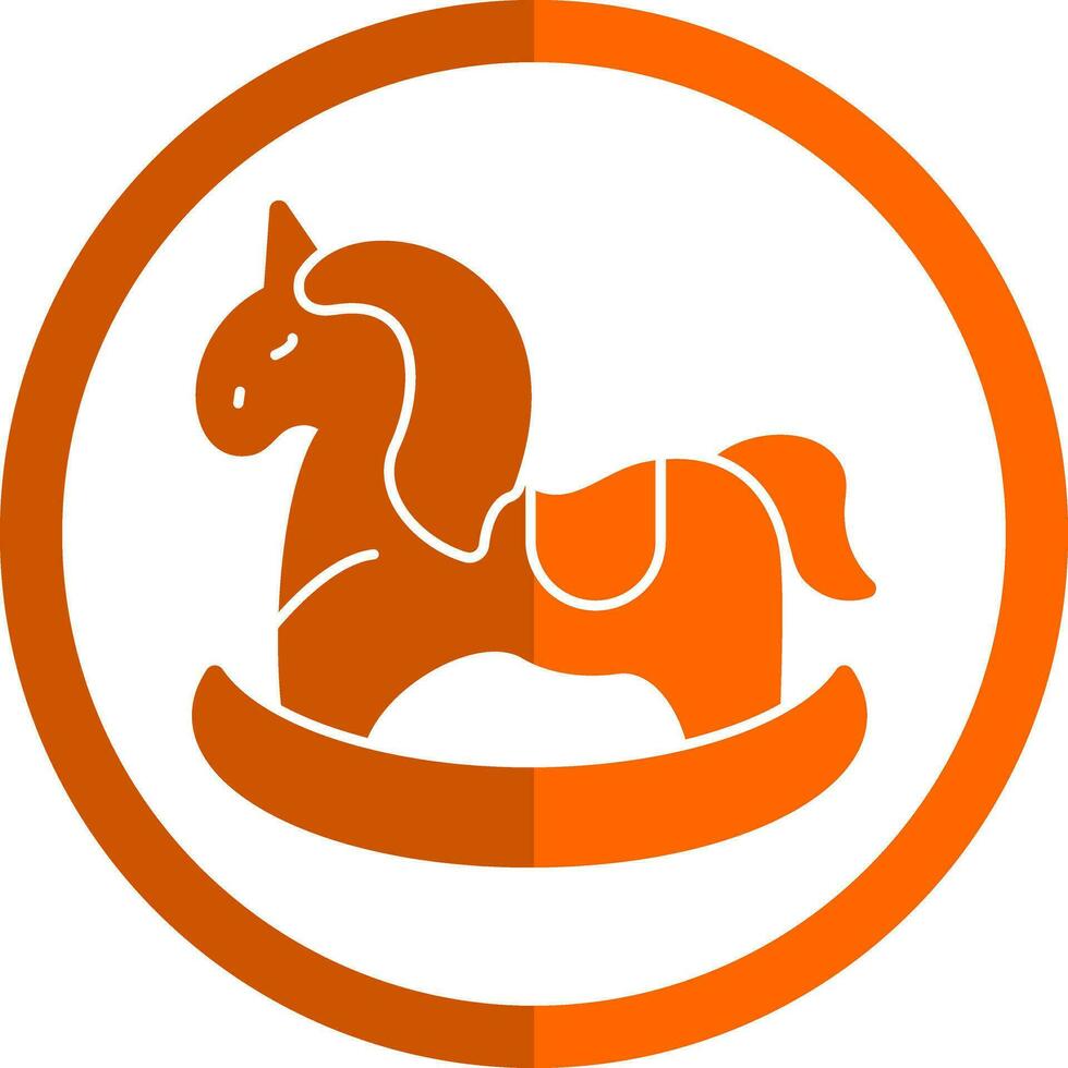 Horse Toy Vector Icon Design