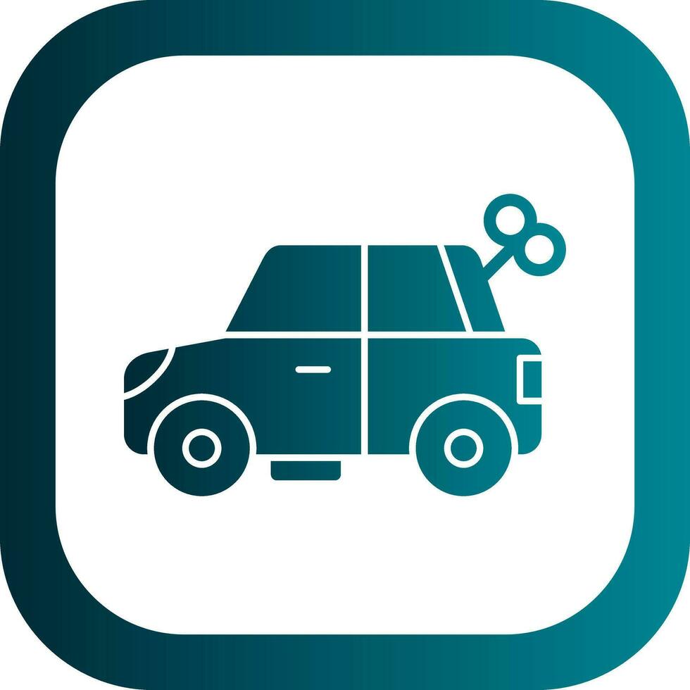 Car Toy Vector Icon Design