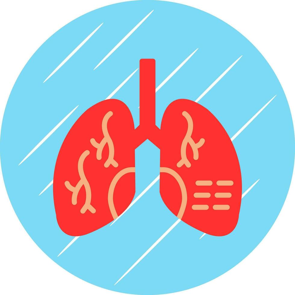 Lung Diseases Vector Icon Design