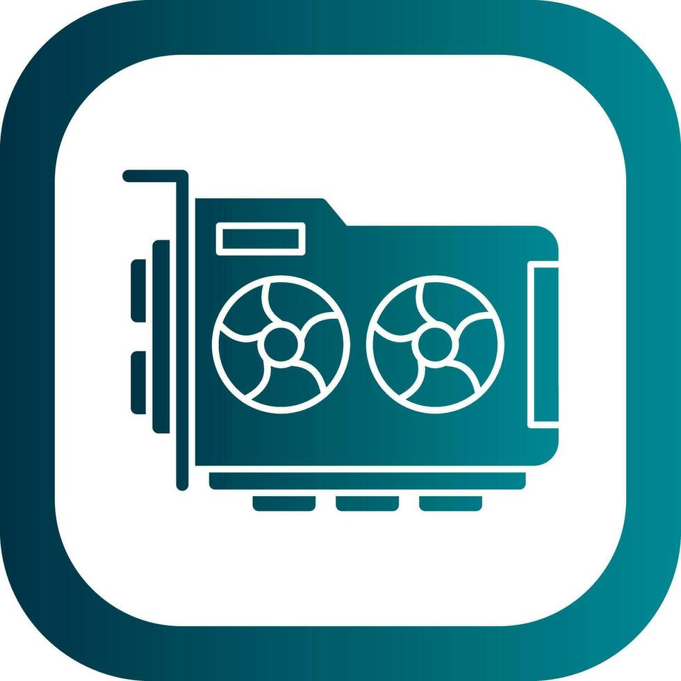 Graphic Card Vector Icon Design