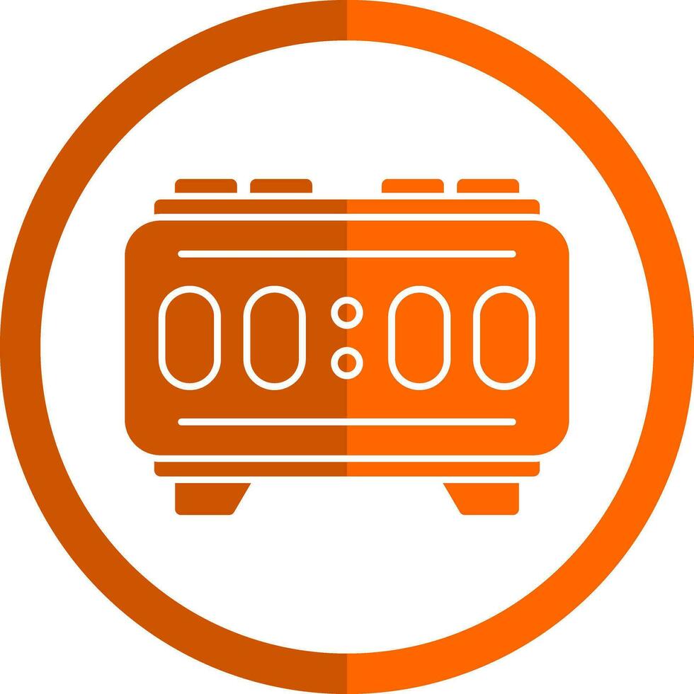 Digital Alarm Vector Icon Design