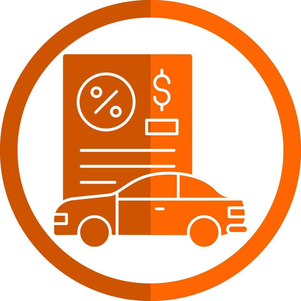 Car Loan Vector Icon Design