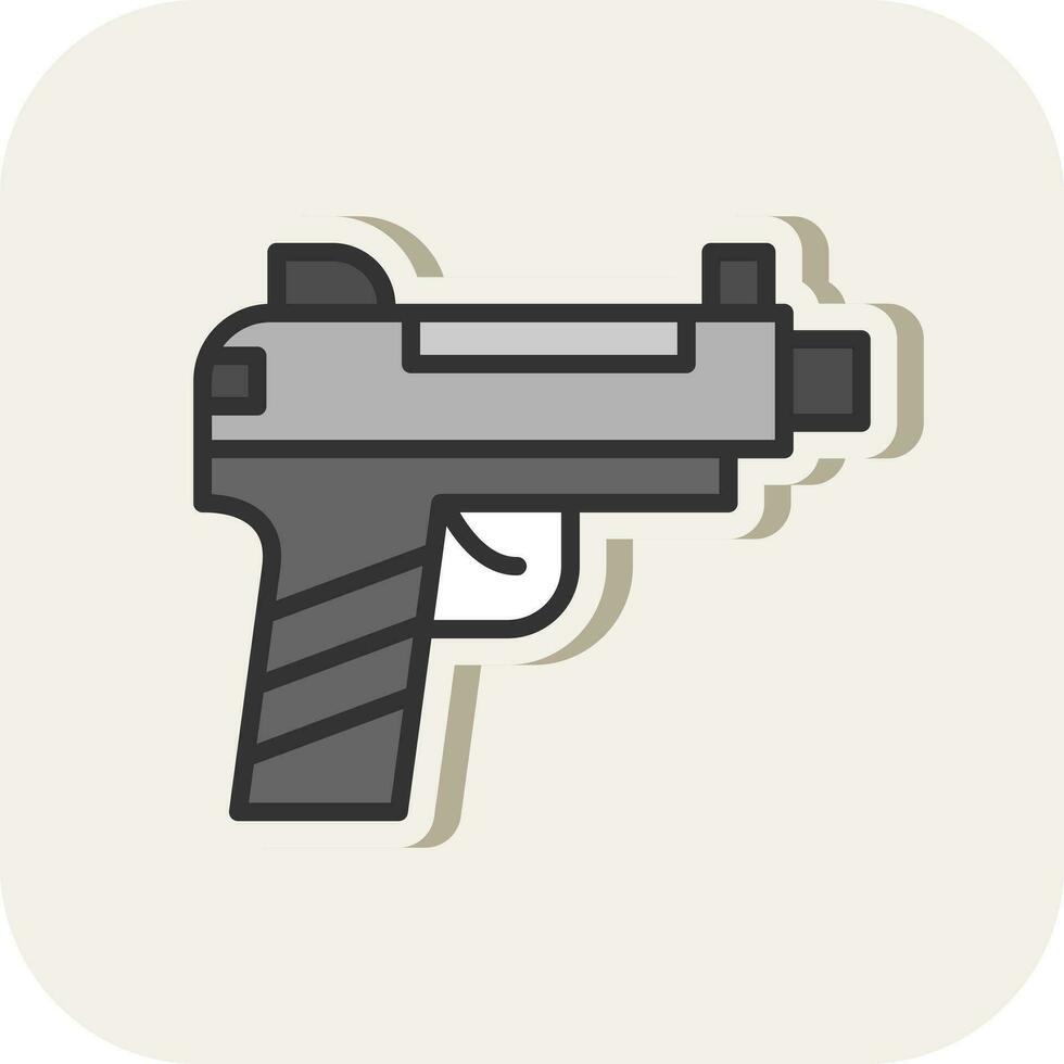 diseño de icono de vector de arma