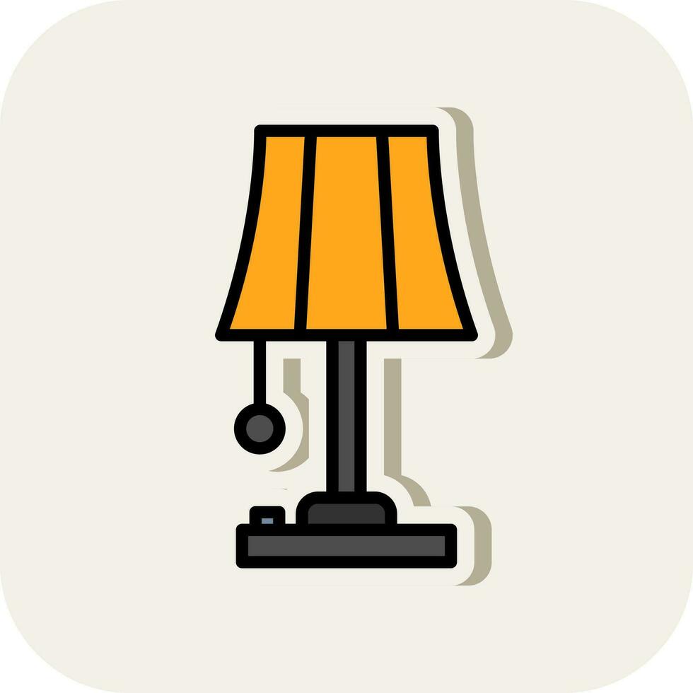 Lamp Vector Icon Design