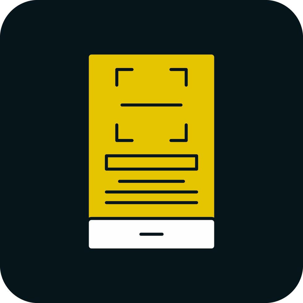 Qr Scan Vector Icon Design