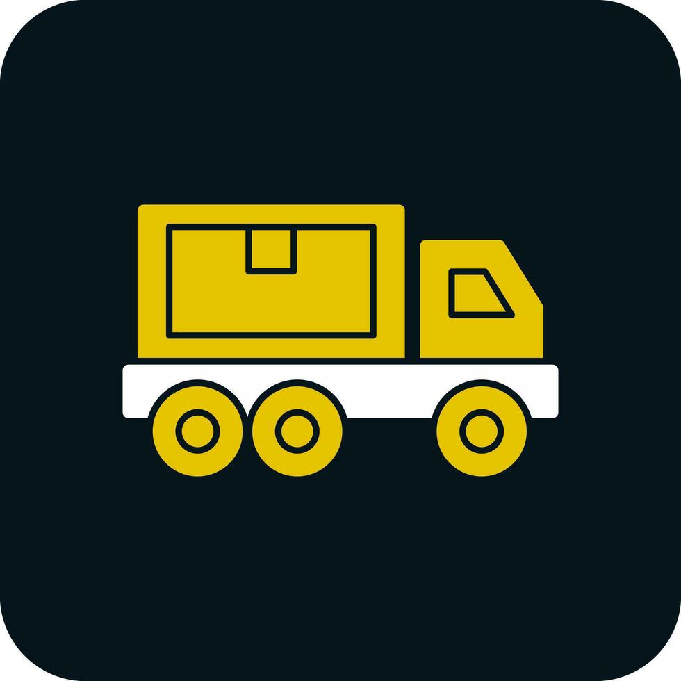 Delivery Truck Vector Icon Design