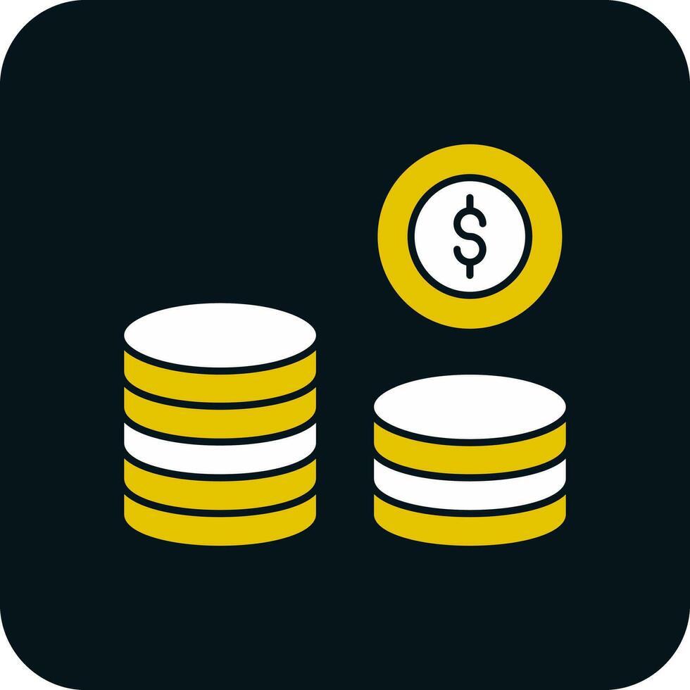 Coins Vector Icon Design