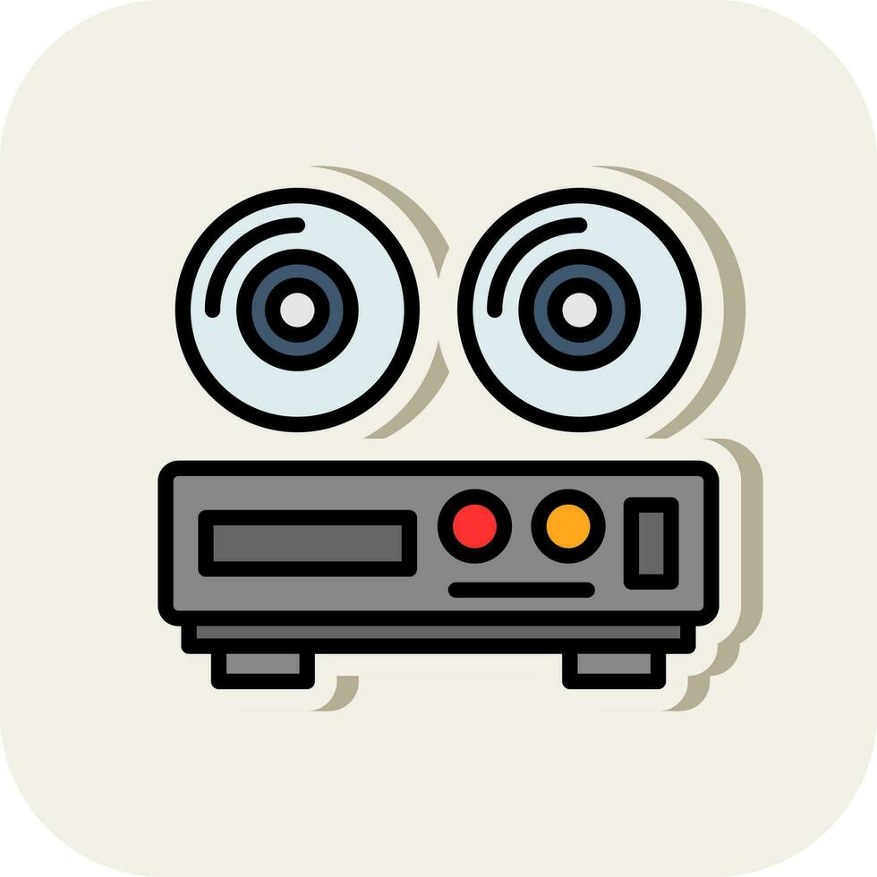 Dvd Player Vector Icon Design
