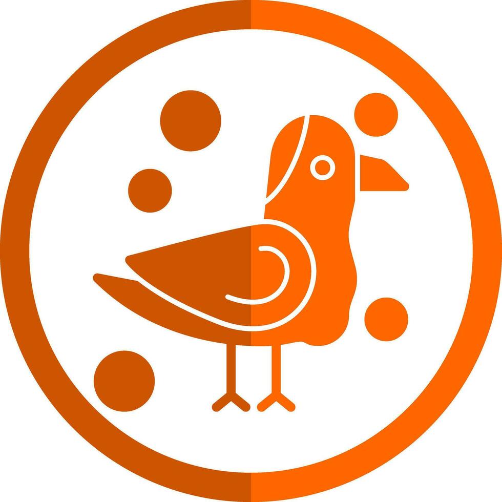 diseño de icono de vector de gaviota