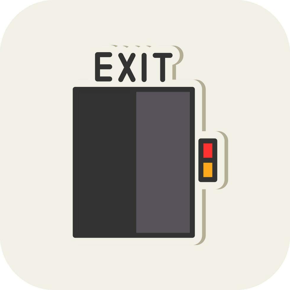 Exit Vector Icon Design