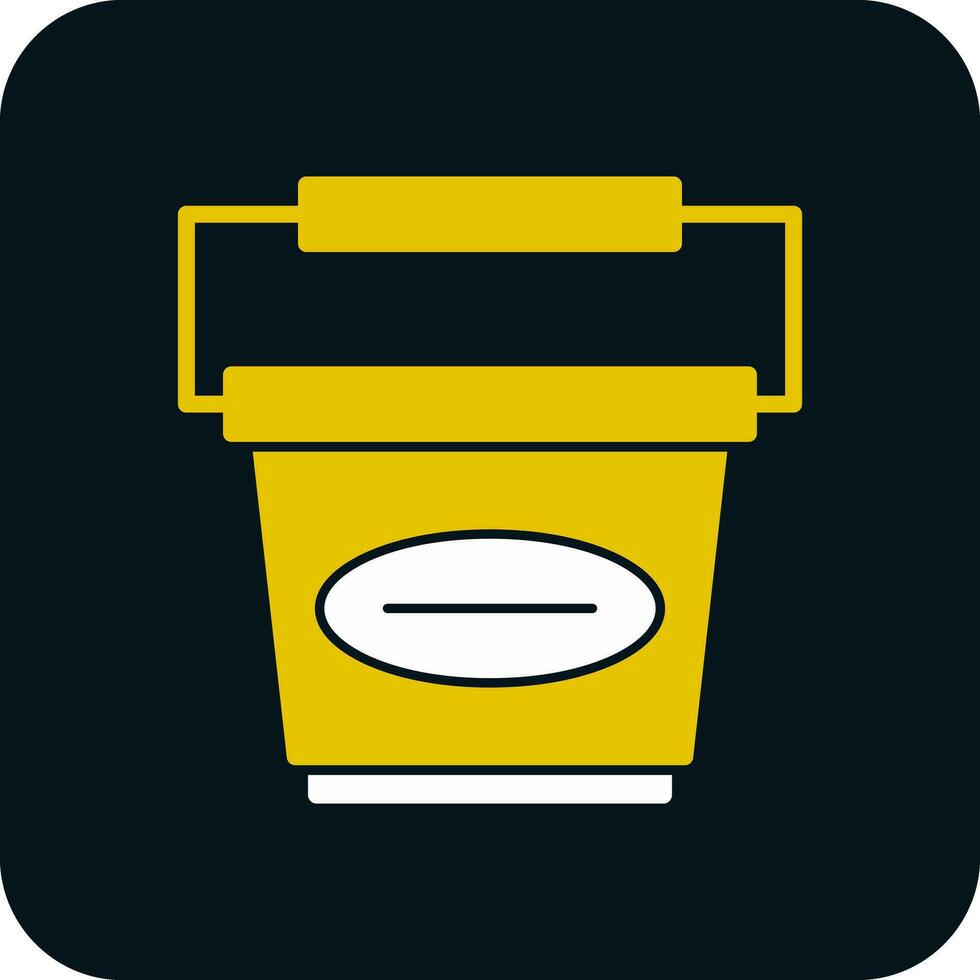 Bucket Vector Icon Design