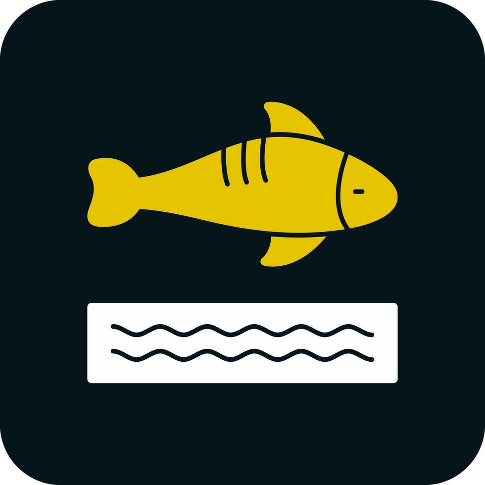 diseño de icono de vector de pescado