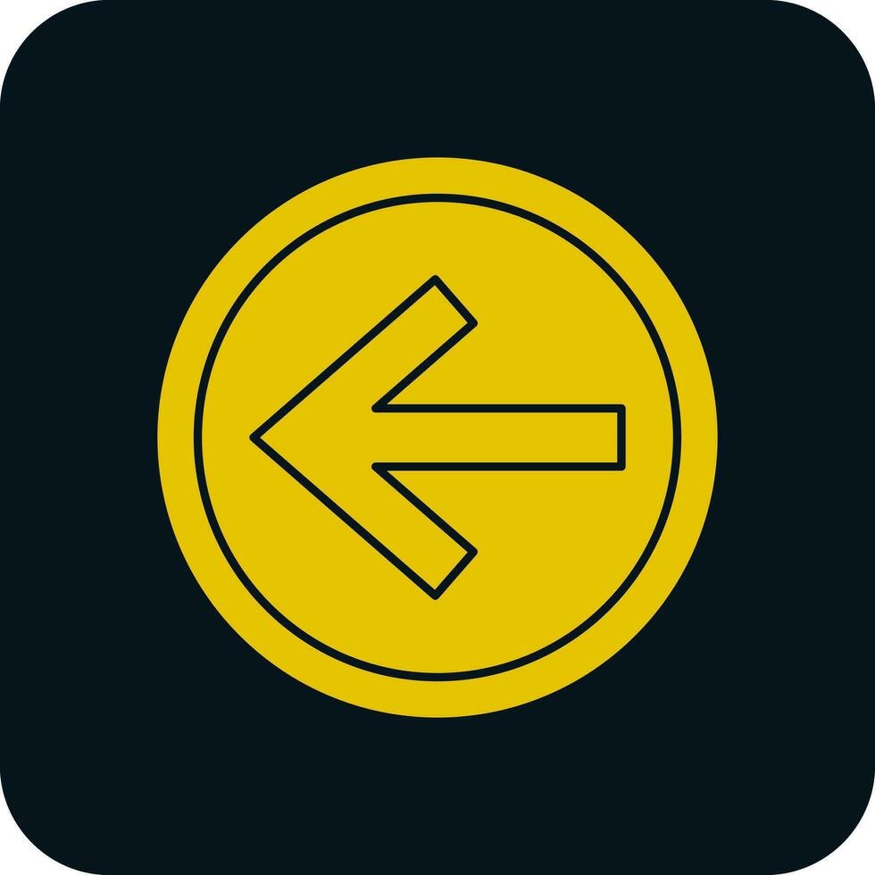 Backward Vector Icon Design
