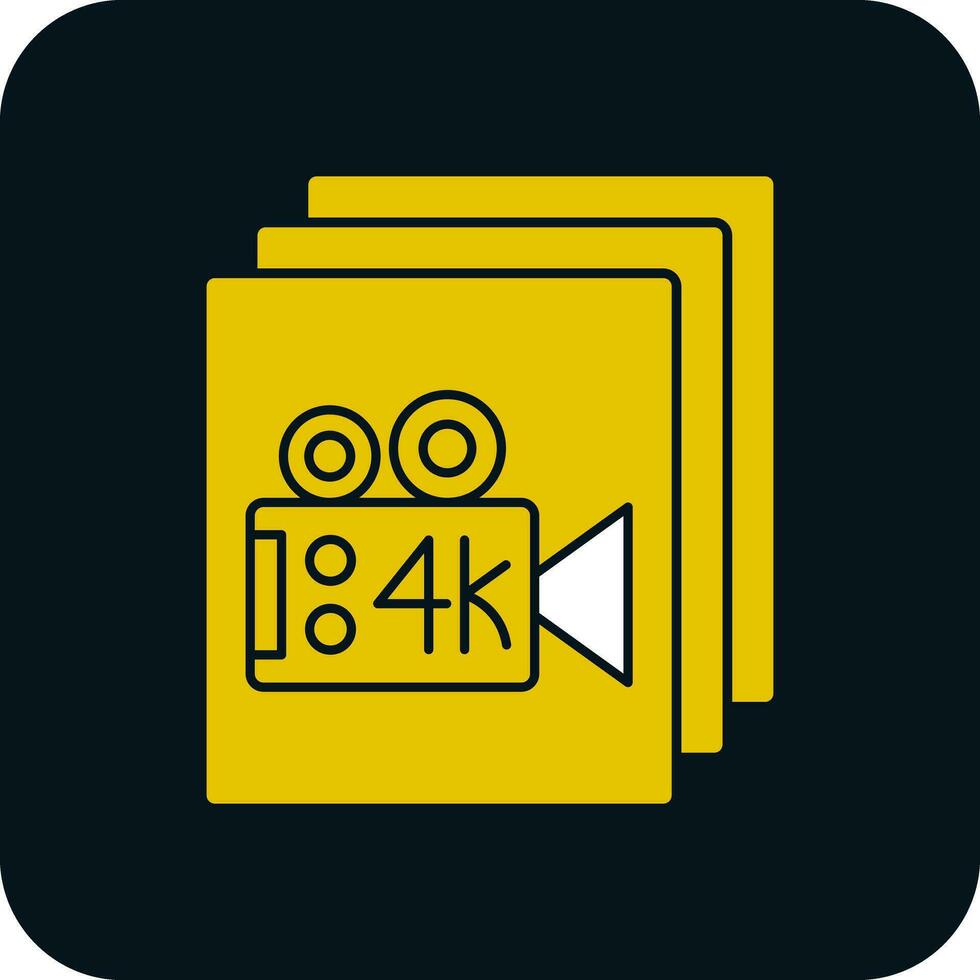 Video Film Vector Icon Design