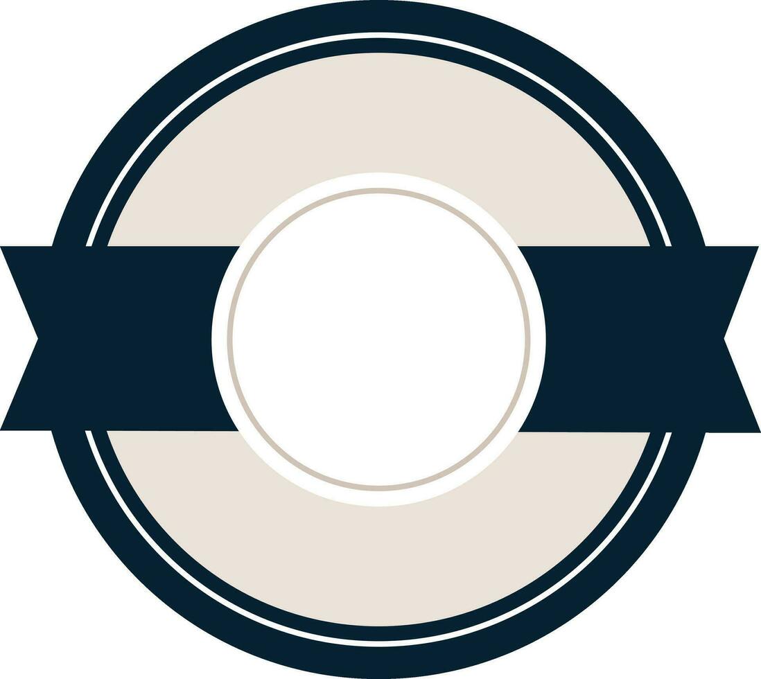Circle Badge Element vector