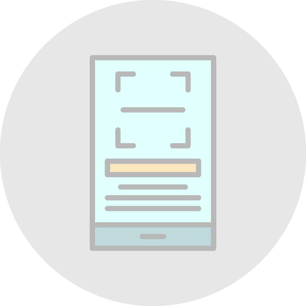 Qr Scan Vector Icon Design