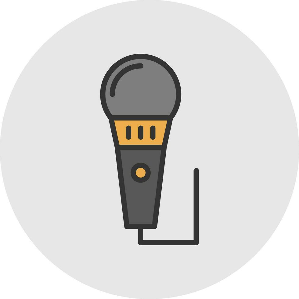 Mic Vector Icon Design