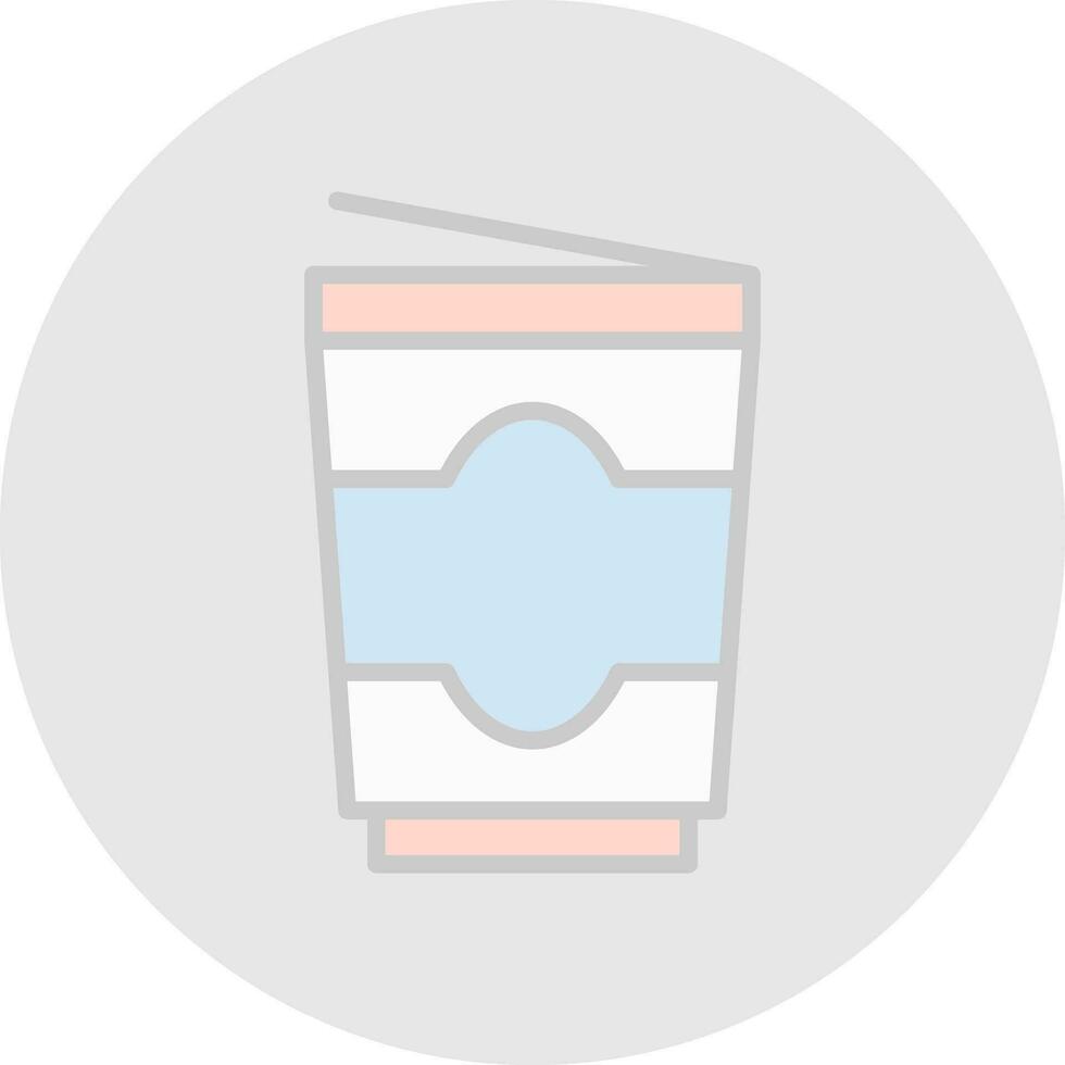 Yogurt Vector Icon Design