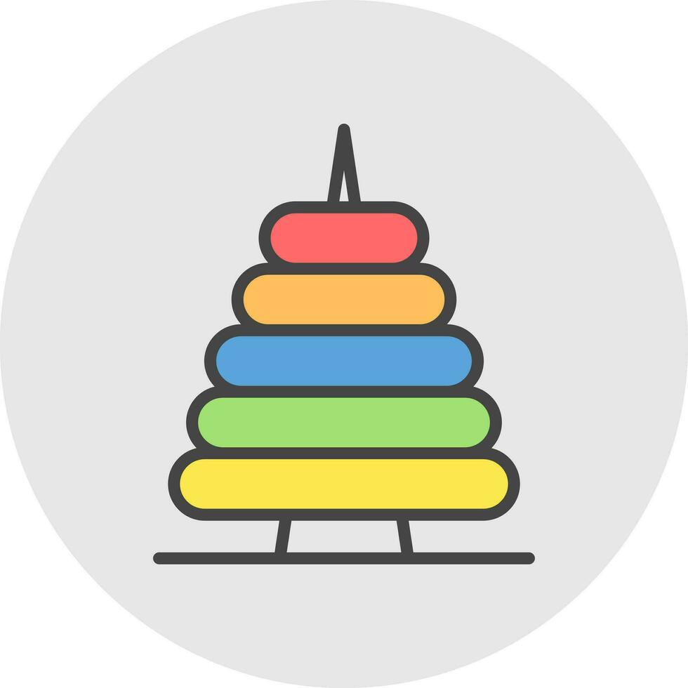 Rings Vector Icon Design