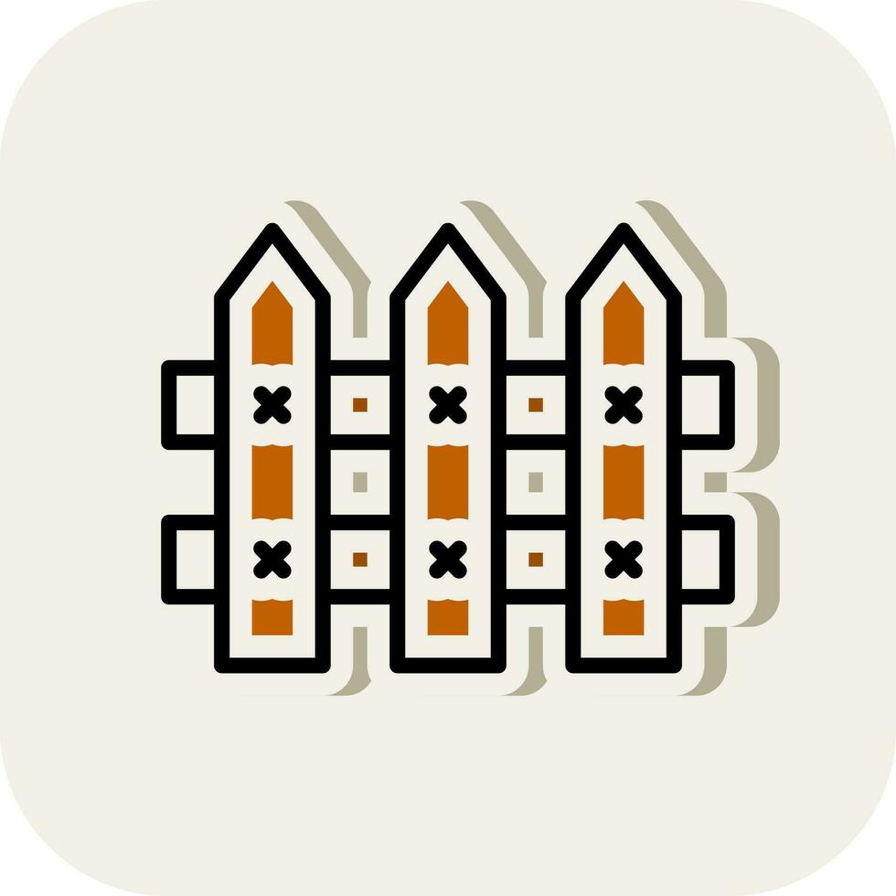 Fence Vector Icon Design