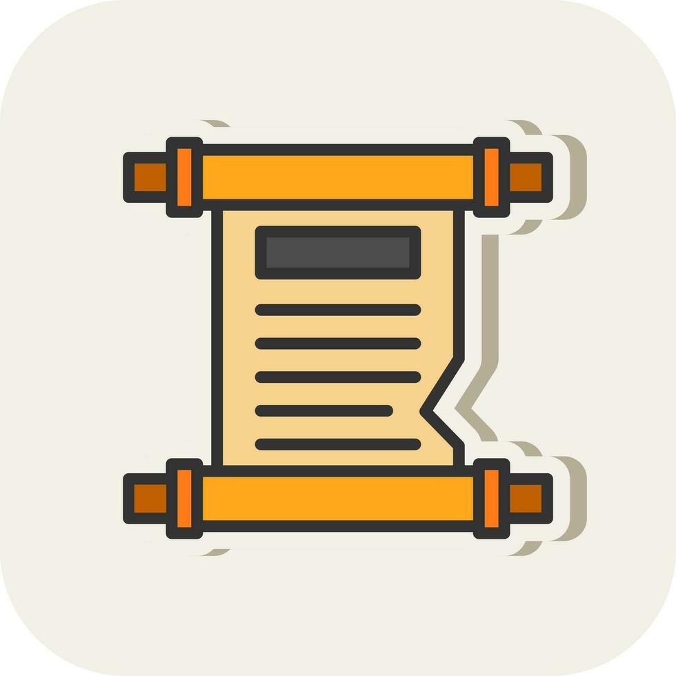 Scroll Vector Icon Design