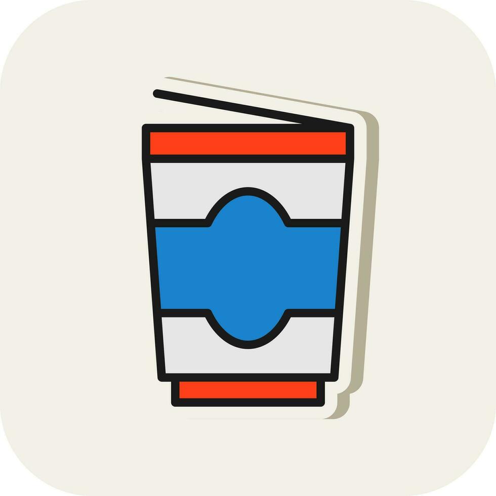 Yogurt Vector Icon Design
