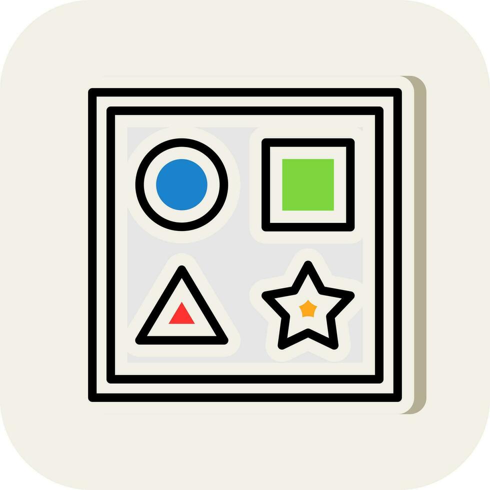 Shape Toy Vector Icon Design