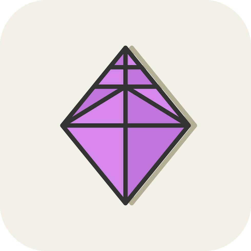 Crystal Vector Icon Design