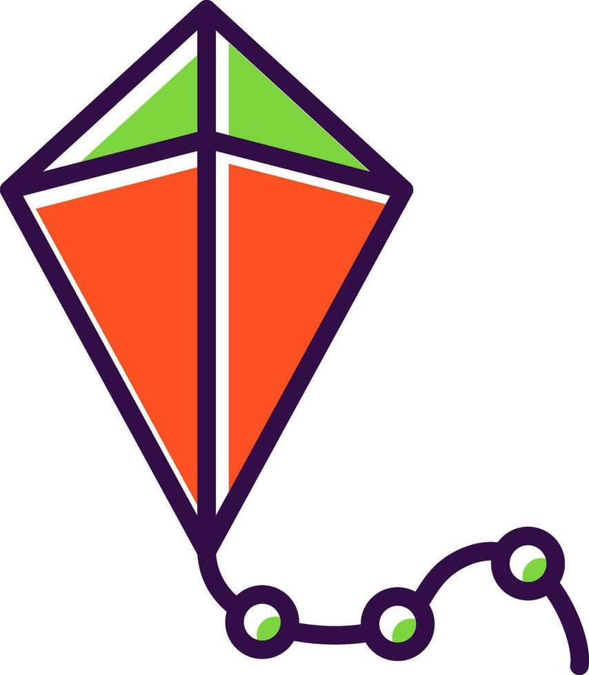 Kite Vector Icon Design