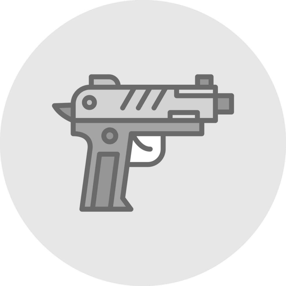 Pistol Vector Icon Design