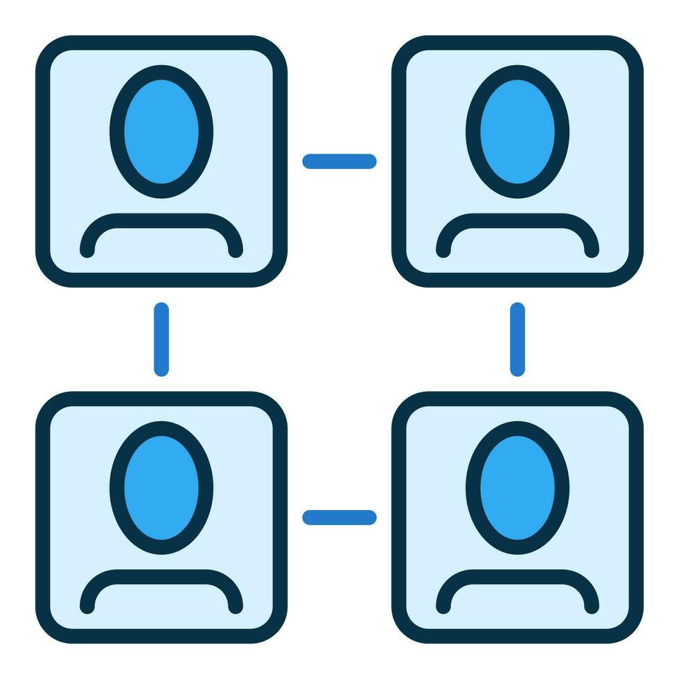 People Sociology Science vector concept blue icon or symbol